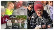 Elena Merișoreanu la parastasul Ionelei Prodan