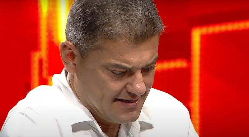 Cristian Boureanu în lacrimi