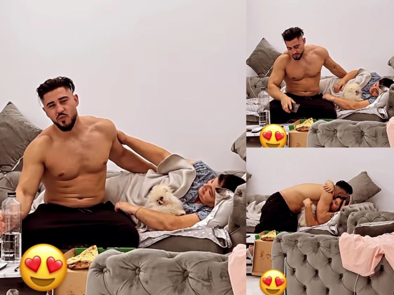 Bogdan Mocanu și mama sa