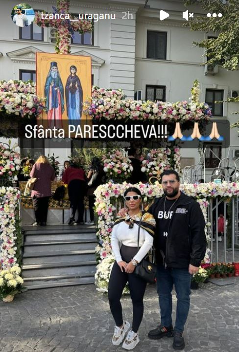 Alina Marymar și Tzancă Uraganu Tzancă Uraganu și Alina Marymar au ajuns la moaștele Sfintei Parascheva, care este cunoscută pentru rezolvarea problemelor de fertilitate