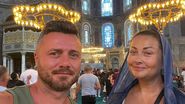Gabriela Cristea și Tavi Clonda moscheea Ayasofya