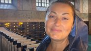 Gabriela Cristea în locul unde s-a rugat să devină mamă