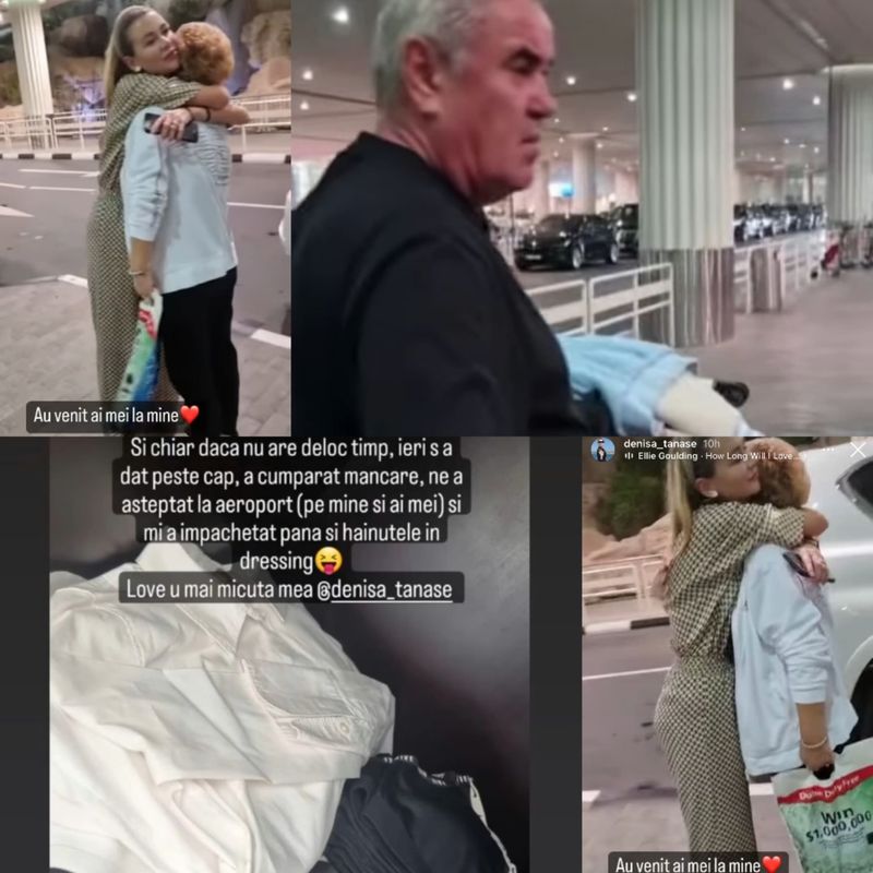 Denisa Tănase și familia ei 