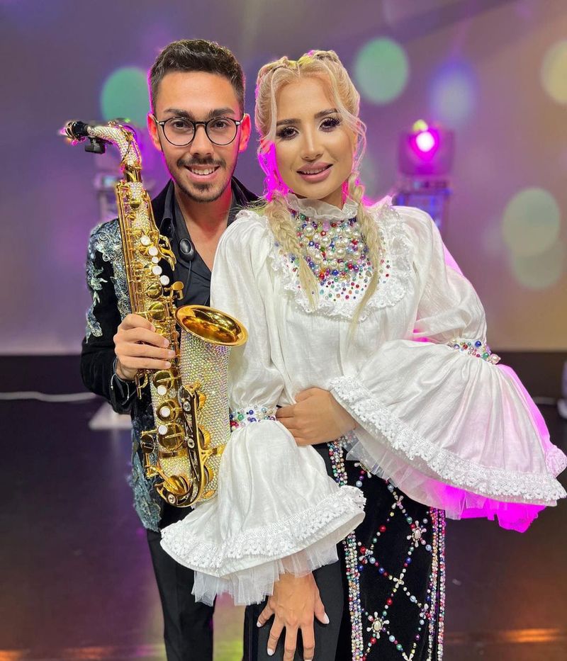 Armin Nicoară și Claudia Puican copil