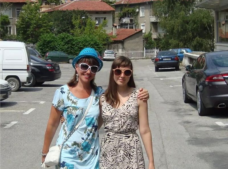 Marina Almășan și fiica sa