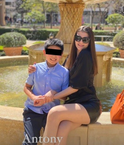 mr pink, monica gabor, monica gabor si fiul ui mr pink, anthony