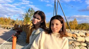 Ioana Ginghină și fiica sa