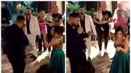 Culiță Sterp la botezul de la Madrid