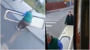 iasi, tramvai, usa rupta, incident, scene incredibile