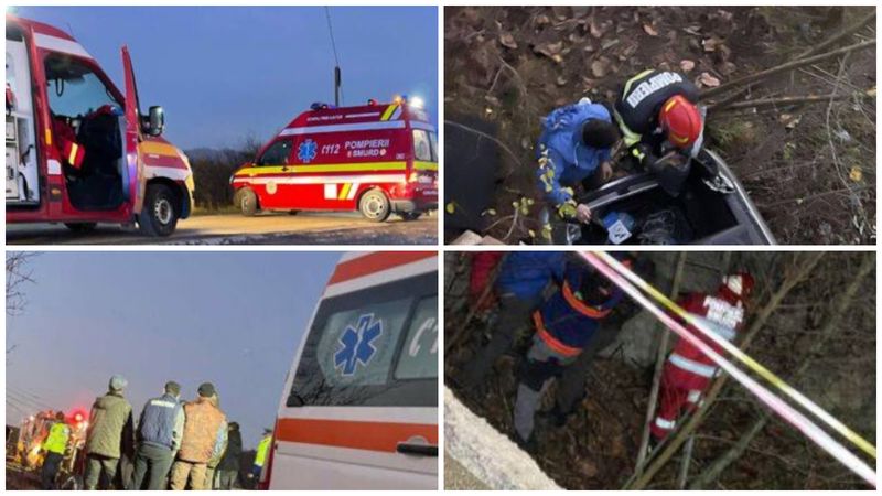 maramures, oamenii legii, accident cutremurator, arsenie boca