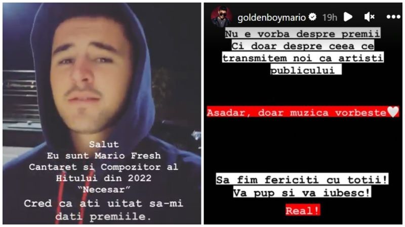 mario fresh, mario fresh premii, industria muzicala