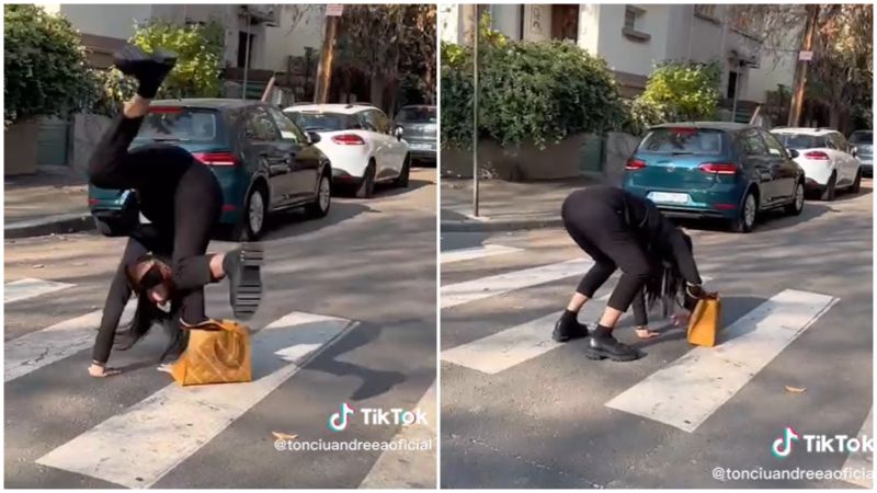 andreea tonciu, andreea tonciu se catara, show, trecere de pietoni
