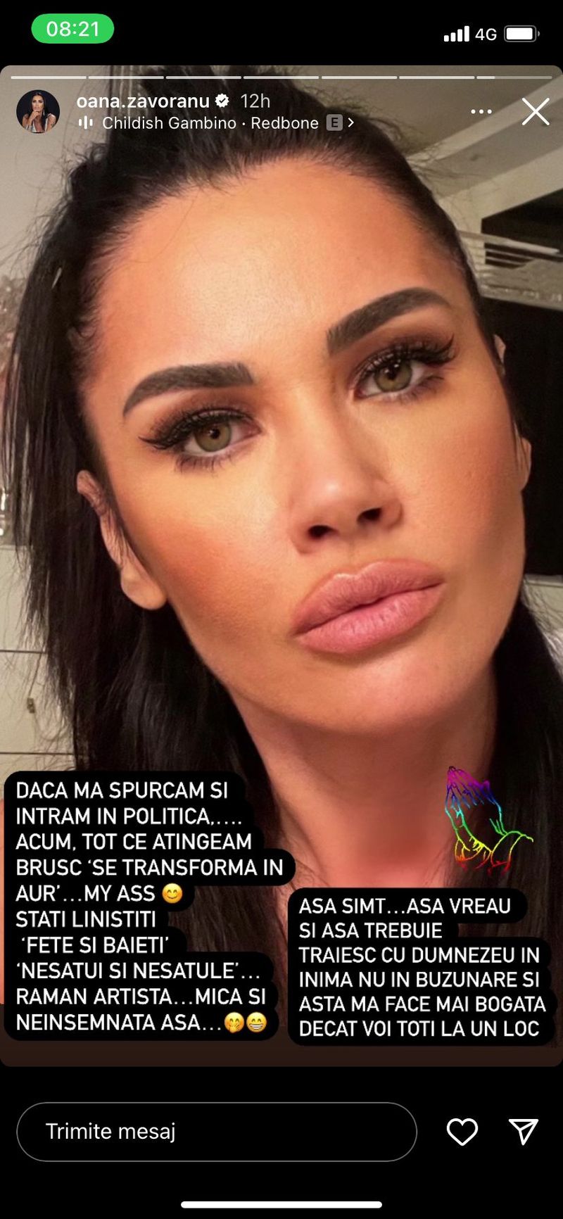 Oana Zăvoranu intră în politică, după ce și-a anunțat candidatura la prezidențiale? Mesajul care a surprins pe toată lumea: „Așa vreau si așa trebuie”. Ce planuri are actrița