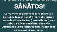 Logodnica lui Culiță Sterp, prima reacție după accidentul grav produs de artist: „Îi mulțumesc lui Dumnezeu că totul este bine”