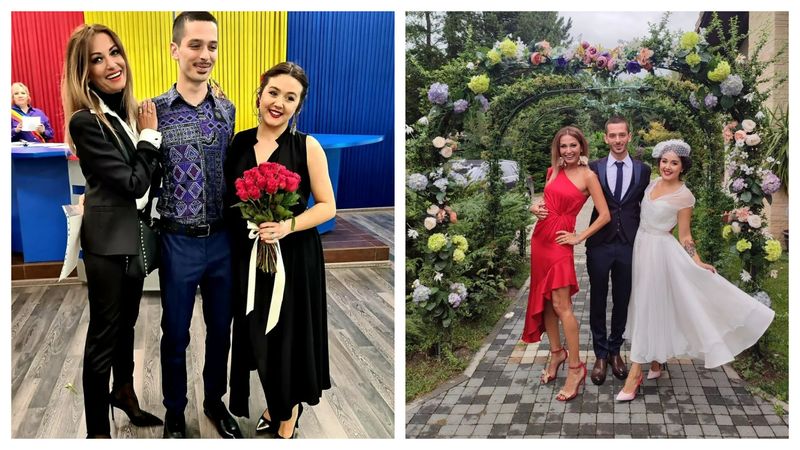 Anca Țurcașiu, la cununia civilă și la nunta fiului său Anca Țurcașiu fiu