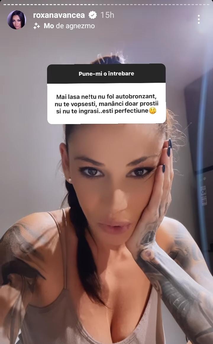 Reacția Roxanei Vancea la acuzația cum că minte despre silueta ei roxana vancea, siluetă, acuzații, solar, autobronzant, fosta asistentă tv