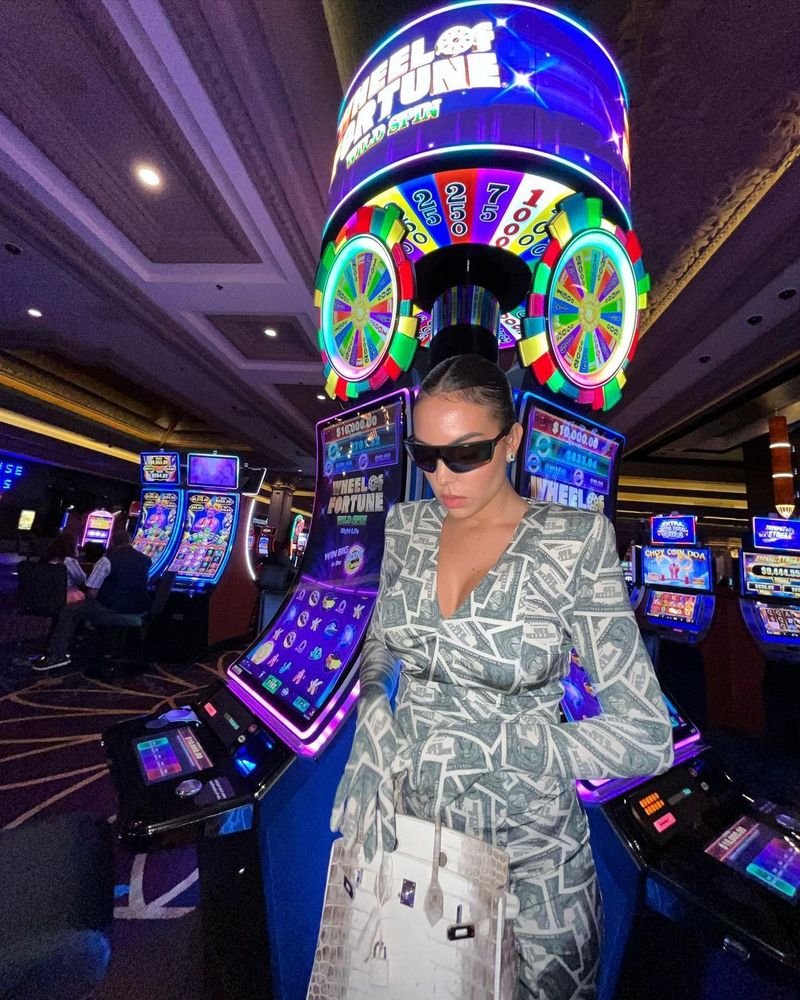 Georgina, ca Anamaria Prodan. Cum s-a îmbrăcat iubita lui Cristiano Ronaldo în Las Vegas
