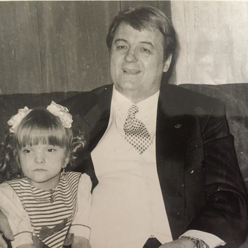 Vadim Tudor și fiica sa, Lidia