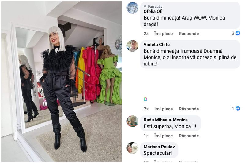 monica anghel, rețele de socializare, postare, siluetă, dietă, fani