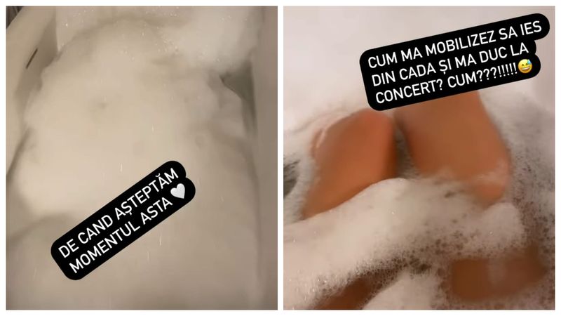 Anca Serea s-a filmat goală în cadă! Soția lui Adi Sînă a uitat de inhibiții: „De când așteptăm momentul ăsta”