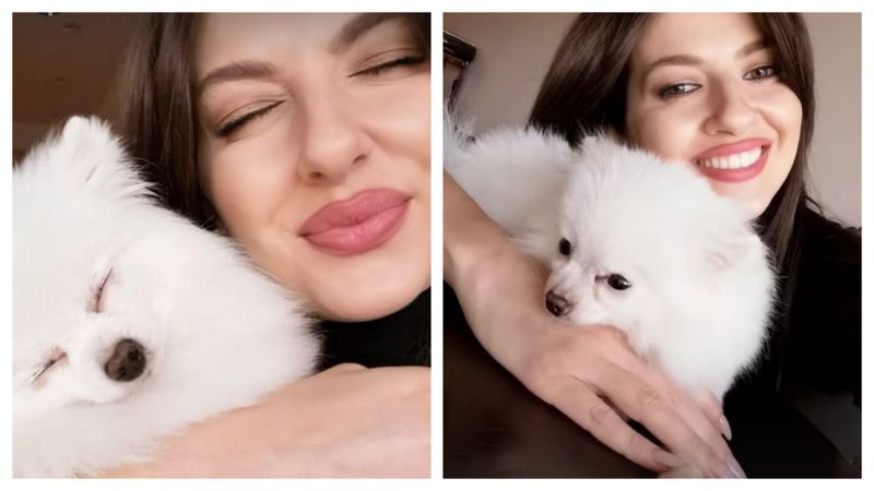 Lidia Buble pomeranian