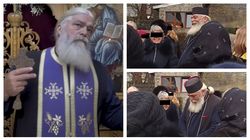 Surpriză de proporții pentru părintele Calistrat! Zeci de credincioși s-au strâns în curtea mănăstirii, de ziua lui de naștere