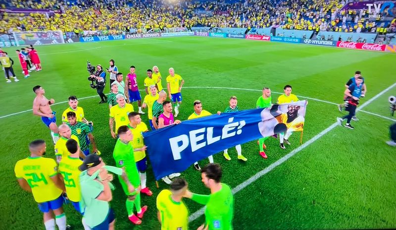 Gest impresionant al jucătorilor Braziliei pentru Pele