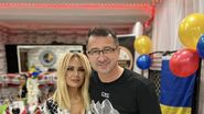 Daniela Gyorfi și partenerul său 