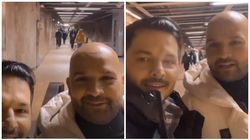 Liviu Vârciu și Andrei Ștefănescu, amintiri din tinerețe. Cei doi au călcat pentru prima dată în metrou, după 20 de ani: „Avem lumină. Mă plimb cu scara”