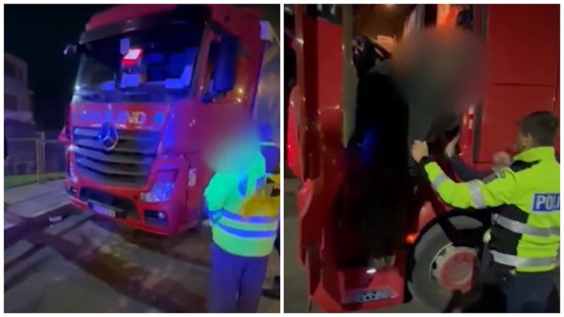 sofer beat, tir, constanta, oamenii legii, etilotest