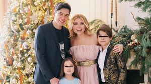 Elena Gheorghe și familia sa