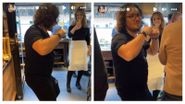 Cum l-a surprins Gina Pistol pe chef Florin Drumitrescu, la o petrecere. Nimeni nu ar fi crezut că așa se înțeleg în spatele camerelor de filmat