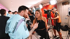 Lionel Messi și Sofia Maria Martinez Mateos