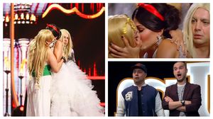 Alina Pușcaș și Eliza Natanticu sărut