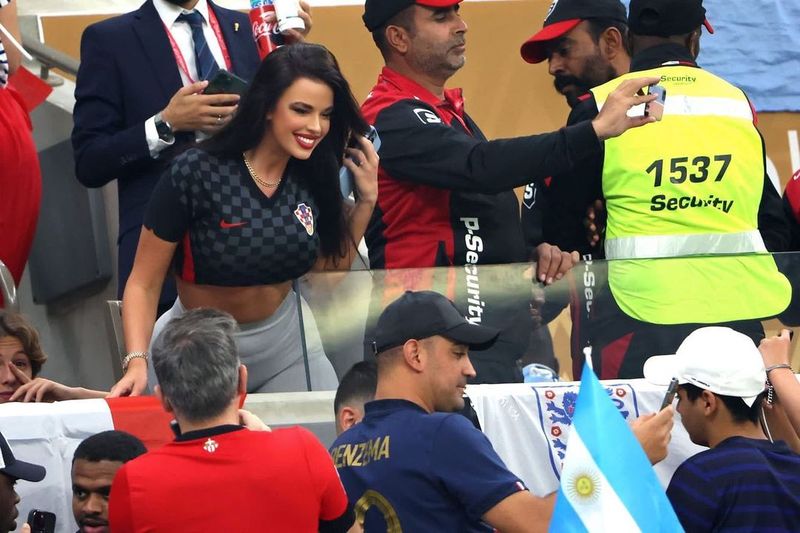 Ivana Knoll a fost pe stadion la finala Cupei Mondiale 2022