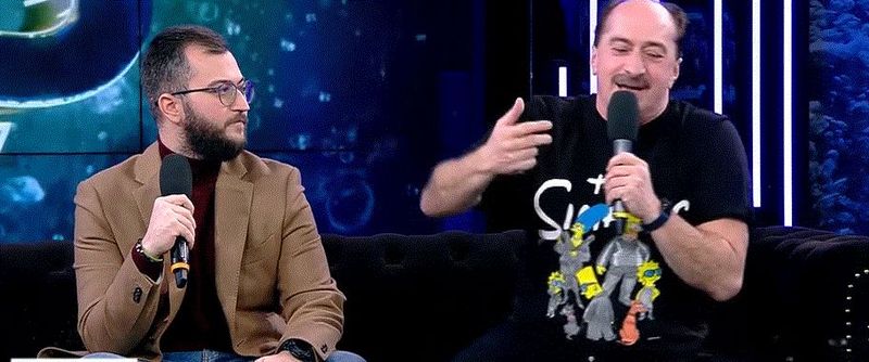 Romică Țociu și fiul său
