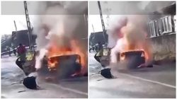 Un bărbat din Maramureș a fost la un pas să-și piardă viața după ce mașina în care se afla a luat foc, în mers. Omul luase vehiculul din service cu câteva minute înainte de incident