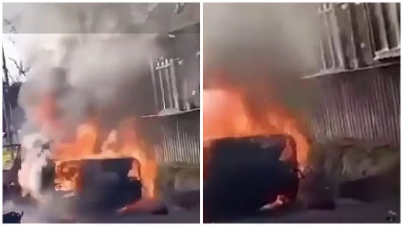 incendiu, masina in flacari, maramures, bacau, tragedie