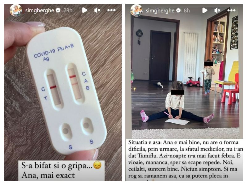 Simona Gherghe fiică probleme de sănătate