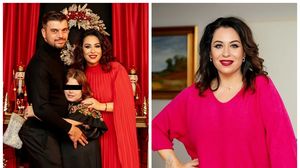 Oana Roman și familia sa