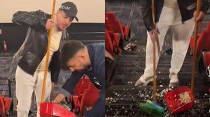 VIDEO Bogdan de la Ploiești, gest surprinzător în sala de cinema, după ce fanii săi i-au dat de lucru la curățenie. Manelistul a făcut ce puțini au îndrăznit: „Am doborât un nou record ”