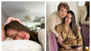 Andreea Raicu și mama sa