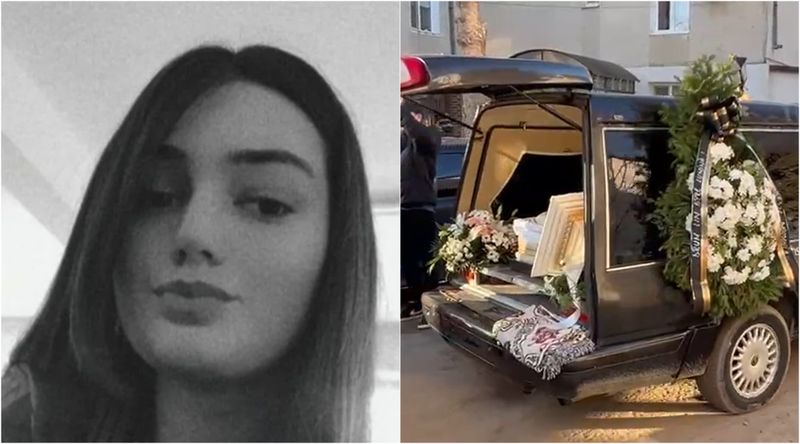 Maria, t&acirc;năra de 14 ani ucisă cu brutalitate, a fost condusă pe ultimul drum