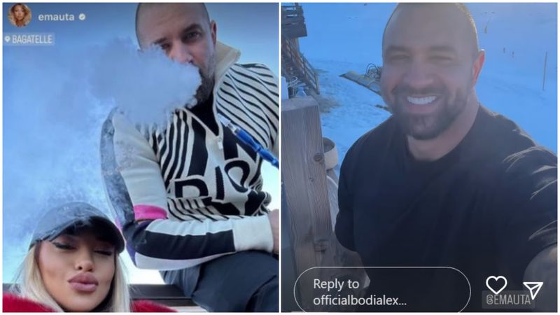 alex bodi, ema uta vacanta, alex bodi si ema uta cuplu, muntii alpi