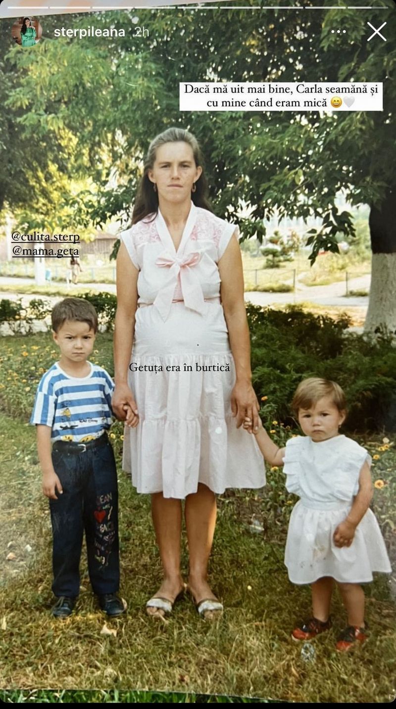 Mama Geta, imagine rară din tinerețe! Ileana Sterp a făcut publică fotografia care a uimit pe toată lumea: „Getuța era în burtică”