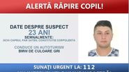 Suspect în răpirea adolescentei de 14 ani