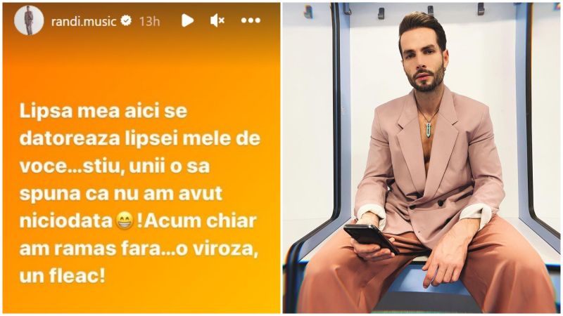 randi voce, randi vacanta, randi probleme de sanatate, randi dezvaluiri