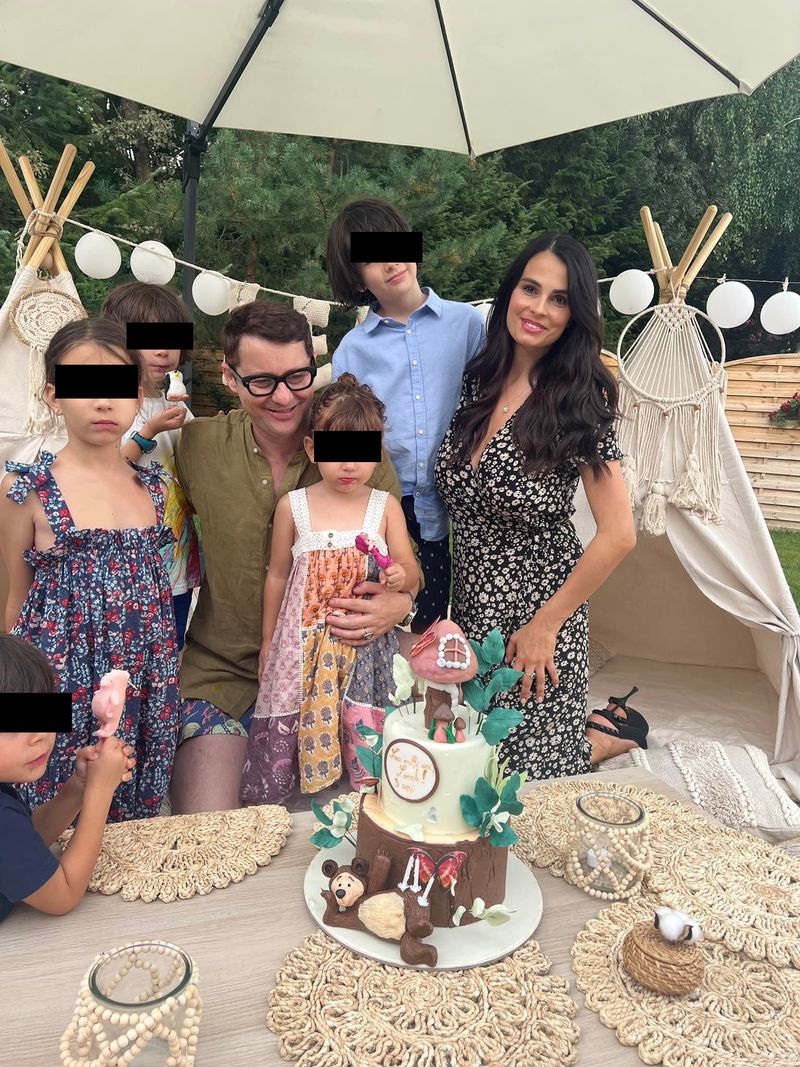 Anca Serea și Adi Sînă copii