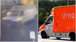 galati, ambulanta, accident, sofer beat, ambulanta rasturnata