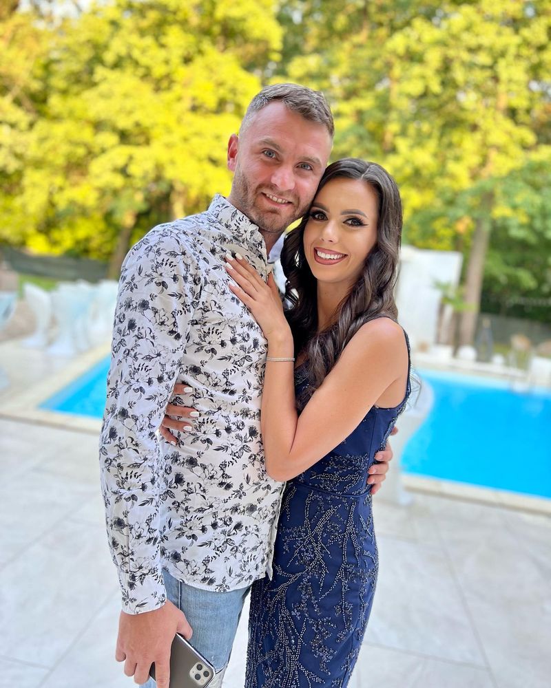 Georgiana Lobonț și soțul ei 